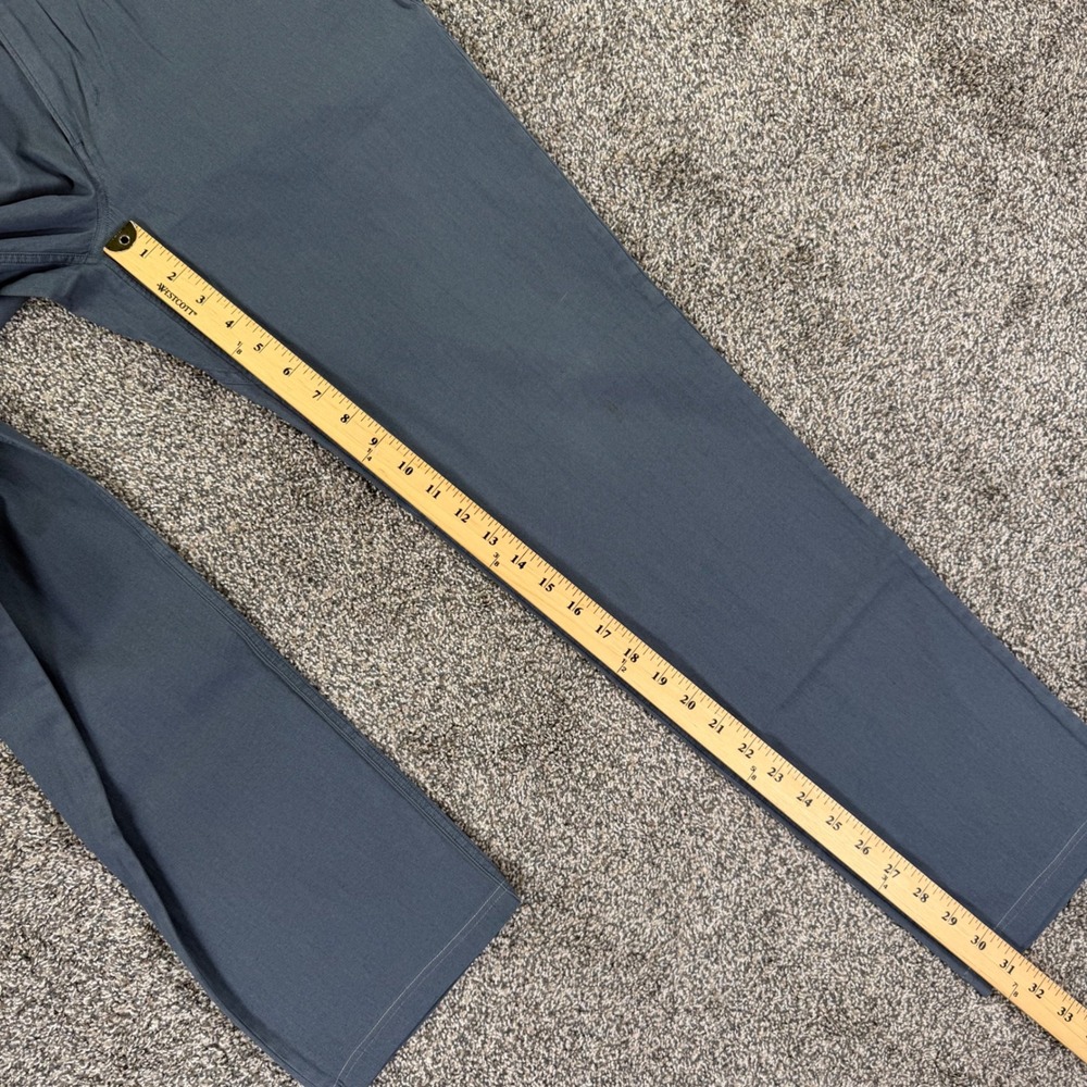 Lululemon Commission Pants Mens 31 Slim Fit Blue Chino Technical Trousers M5670S - Picture 9 of 11